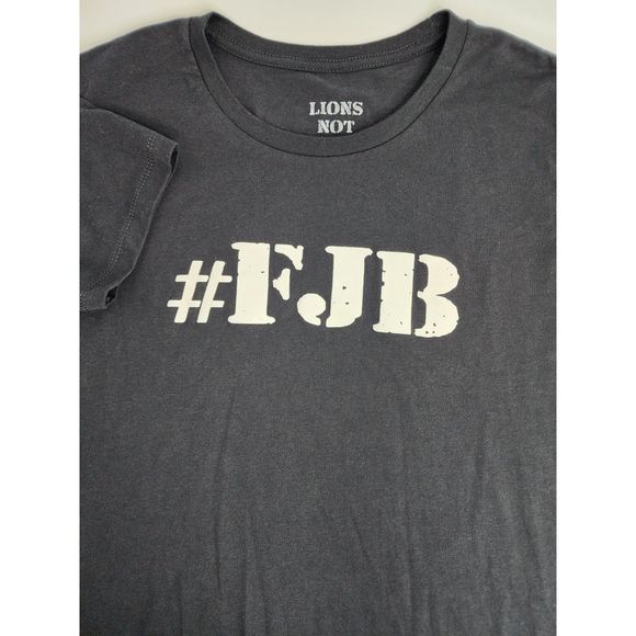 Lions Not Sheep FJB Black Shirt Size‎ L - Picture 1 of 5